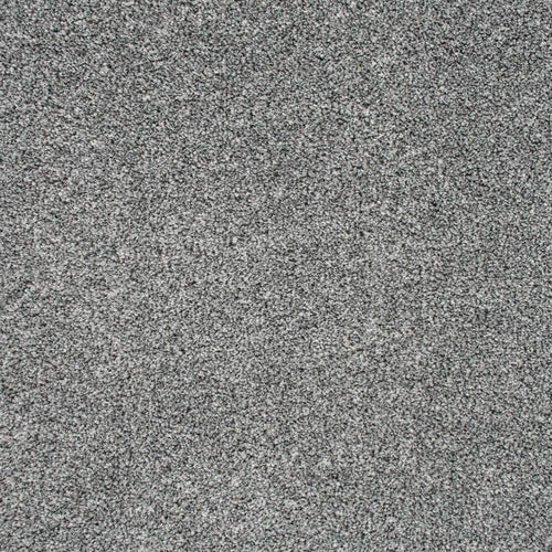 Smoke Grey 955 Noble Heathers Saxony Feltback Carpet 1.85m x 4m Remnant