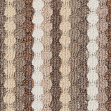 Beige Multi Stripe Loop Carpet