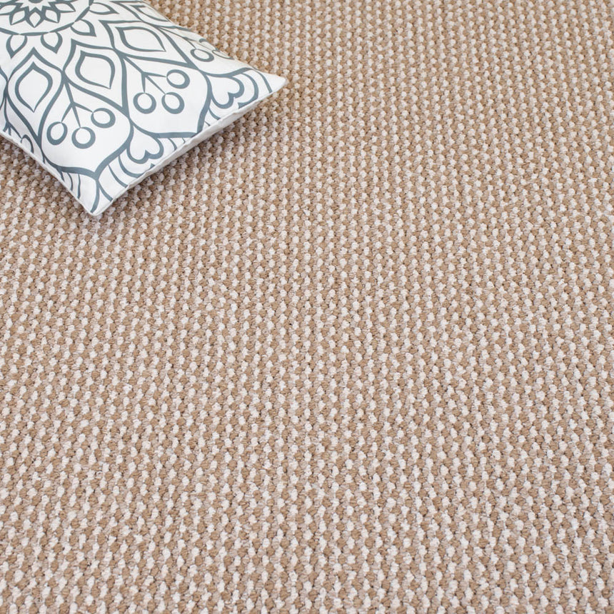 Beige Richmond Loop Feltback Carpet