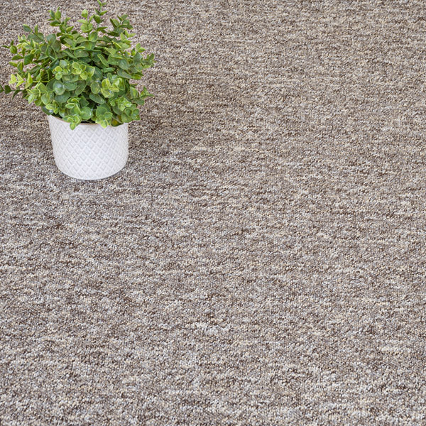 Brown Beige Utah Loop Feltback Carpet