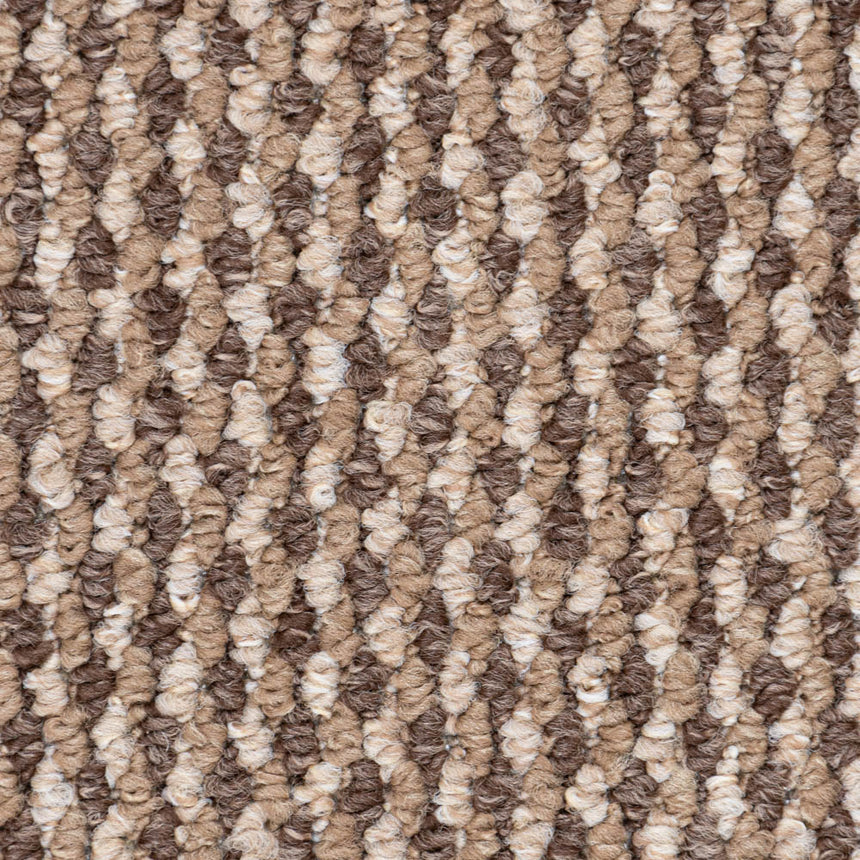 Brown Richmond Loop Feltback Carpet