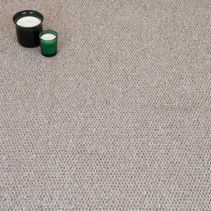 Dark Beige Appleton Loop Feltback Carpet