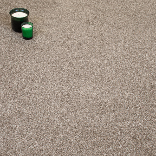 Dark Beige Zephyr Saxony Carpet