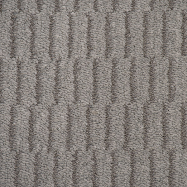 Dark Grey Lines Castle Carpet