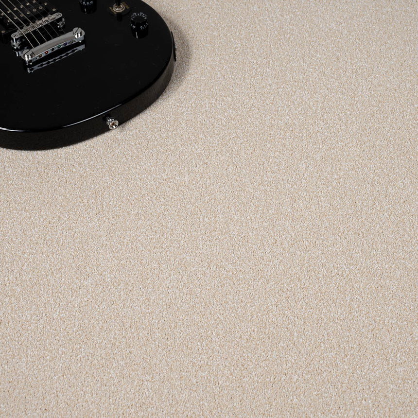 Devon Cream Inglewood Saxony Carpet by Cormar