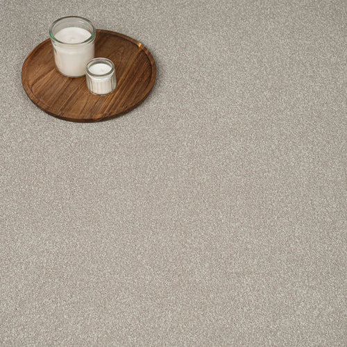 Dove Feather Zenith Twist Carpet by Cormar