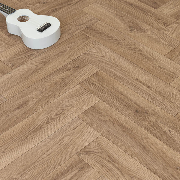 Giuliano 555 Vintage Herringbone Wood Vinyl Flooring