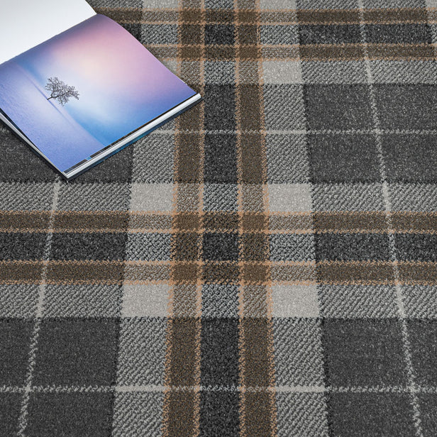 GLS Stone Midas Tartan Wilton Carpet