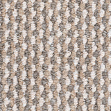 Grey Beige Richmond Loop Feltback Carpet