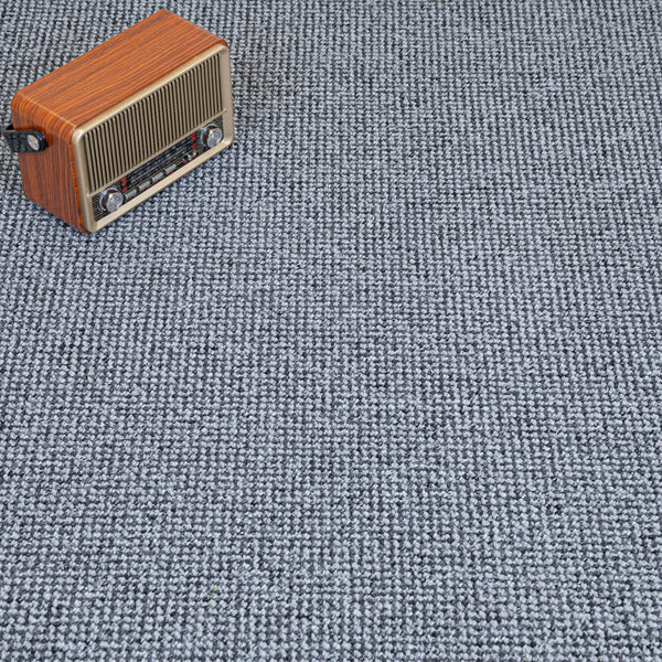 Grey Hercules Loop Feltback Carpet