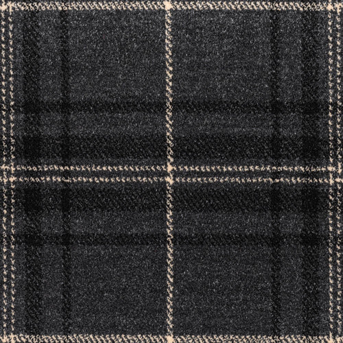 Grey Ivory BRC05 Midas Tartan Wilton Carpet 2m x 4m Remnant