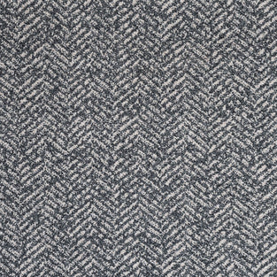 Herringbone Steel Illusion Wilton Carpet