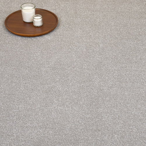 Misty Grey Zephyr Saxony Carpet