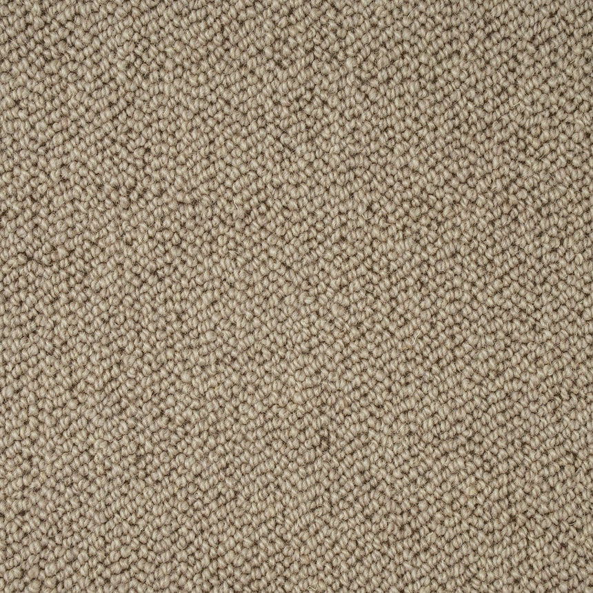 Natural Beige Illinois Loop Carpet 4.23m x 5m Remnant