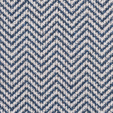 Navy & White Chile Herringbone Carpet