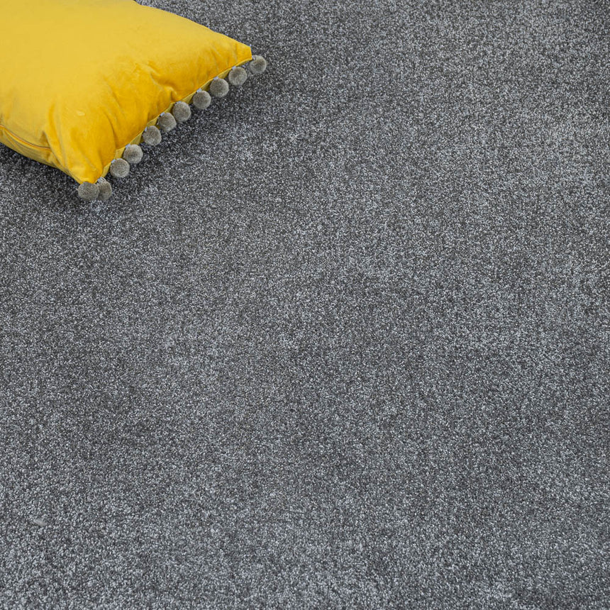 Nickel Grey Lyra Saxony Carpet