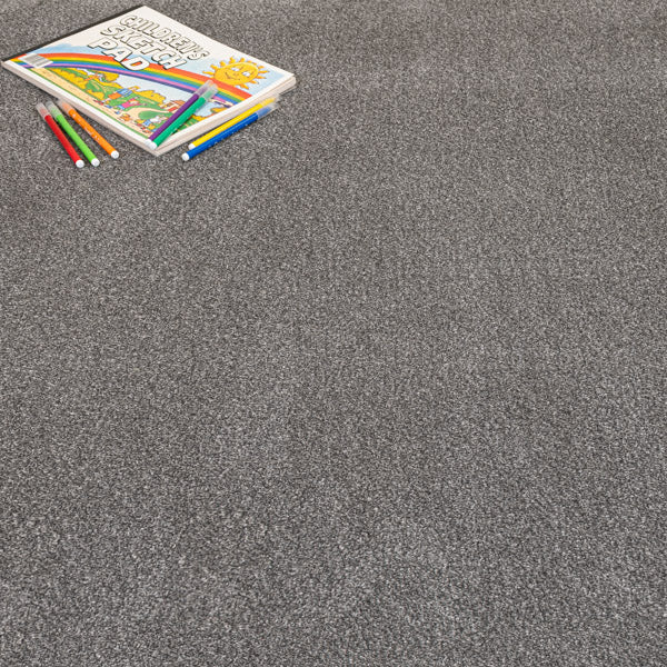 Nickel Grey Quebec Twist Carpet Clearance