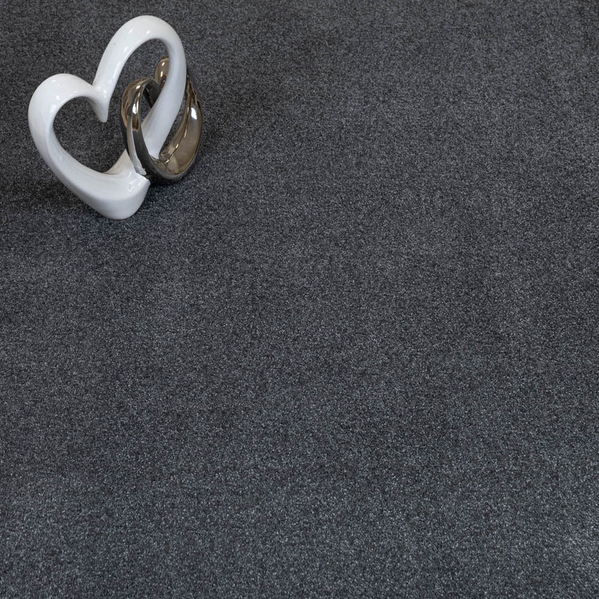 Nickel Grey Verdi Saxony Carpet