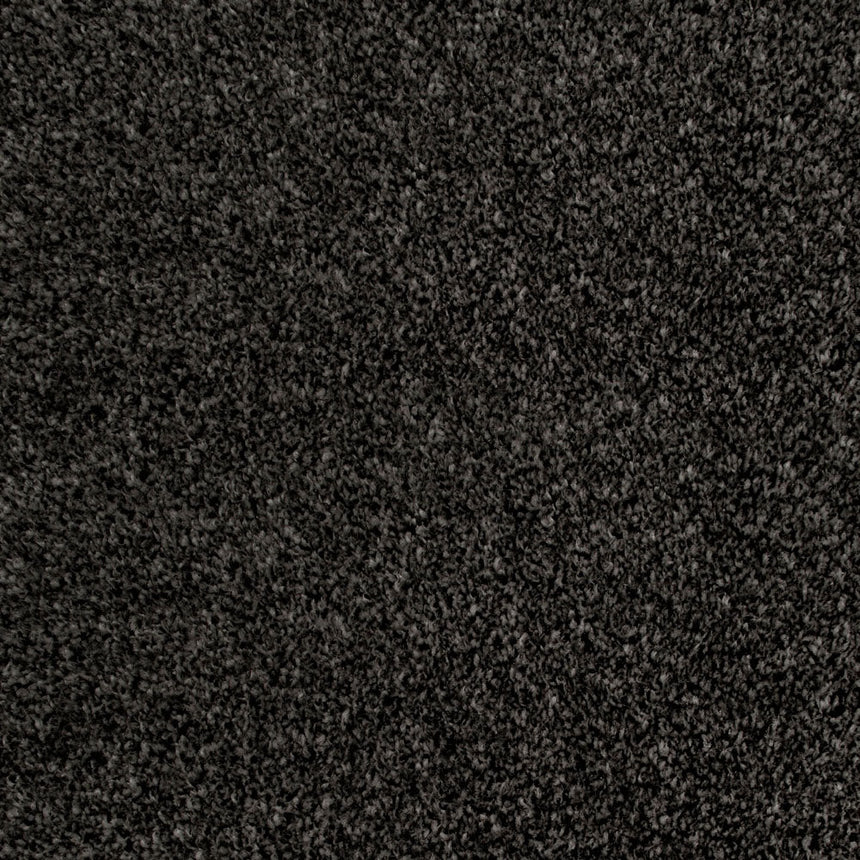 Pirate Black 995 Noble Heathers Saxony Carpet 1.9m x 5m Remnant