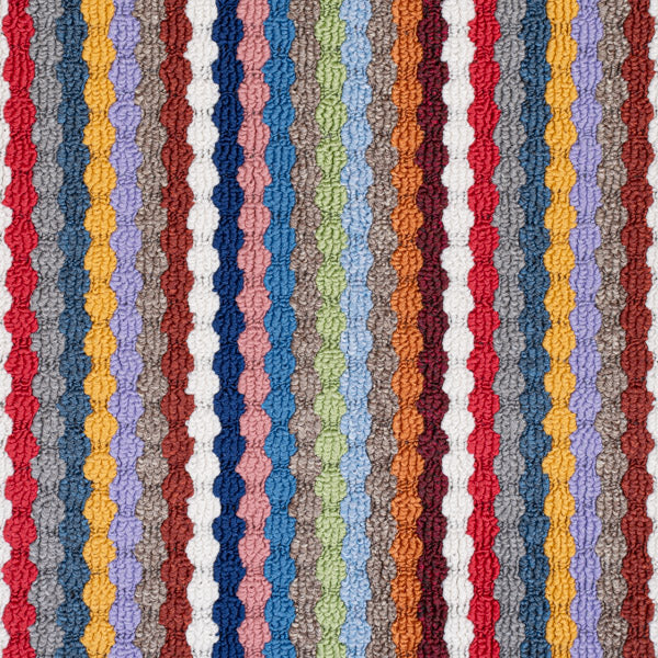 Rainbow Multi Stripe Loop Carpet