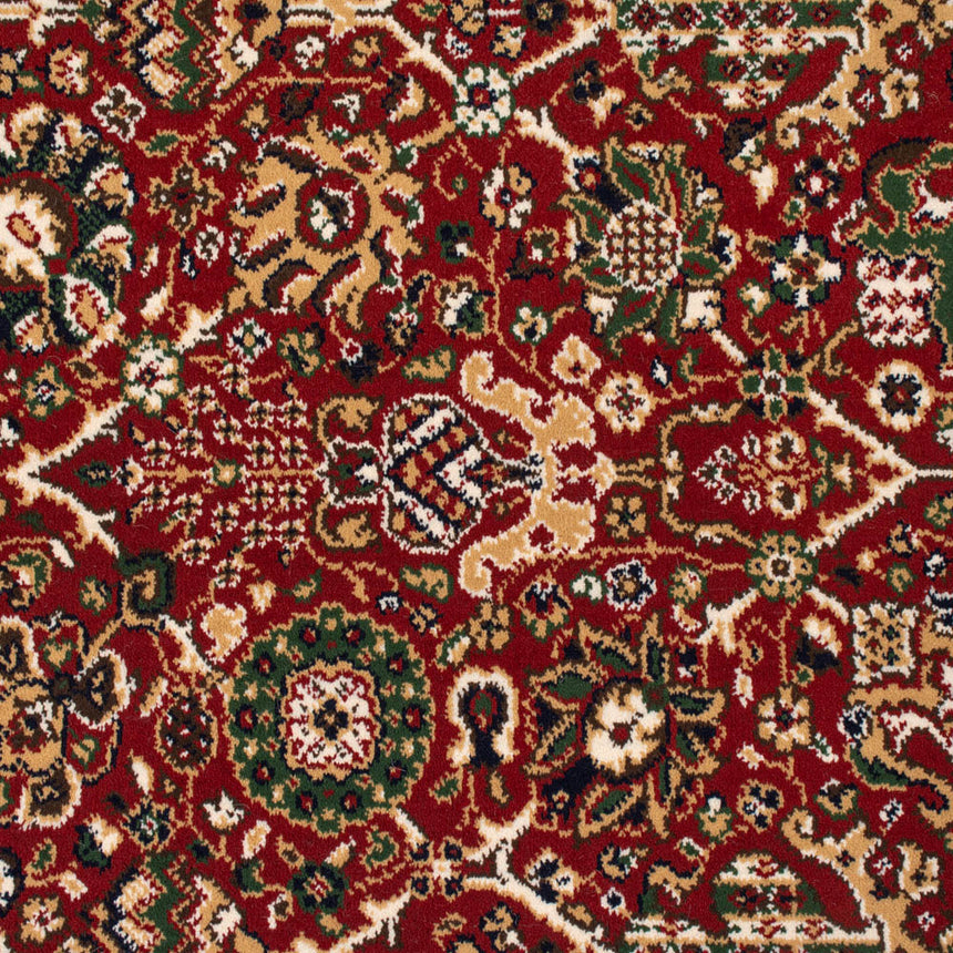 Red 2501 10 Royal Garden Patterned Wilton Wiltax Carpet