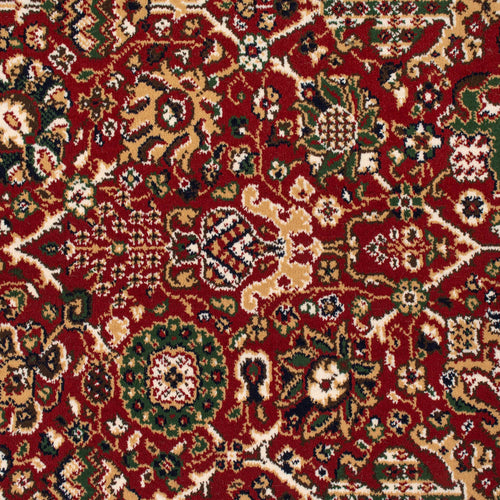 Red 2501 10 Royal Garden Patterned Wilton Wiltax Carpet 2.28m x 4m Remnant