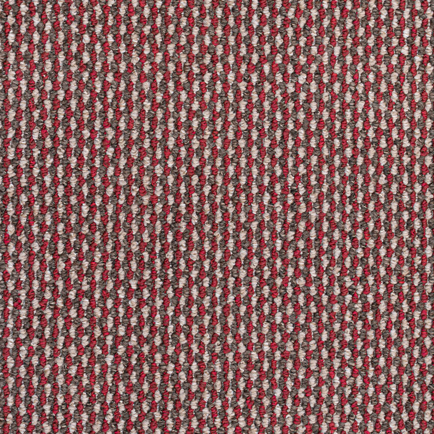 Red Richmond Loop Feltback Carpet