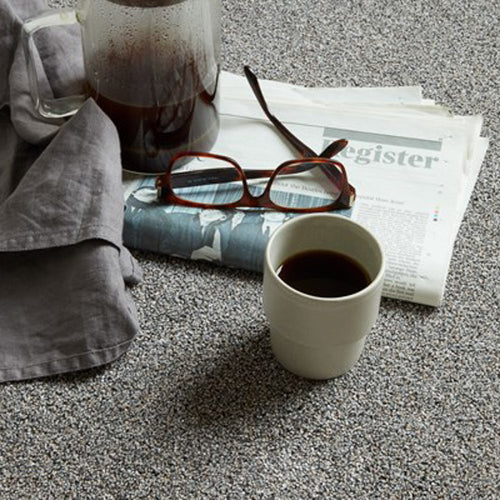 Scandinavian Stone Trinity Twist Carpet by Cormar