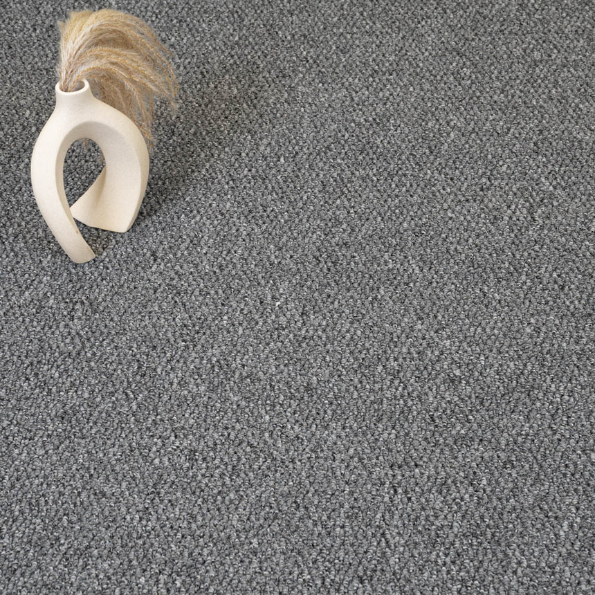 Silver Appleton Loop Feltback Carpet