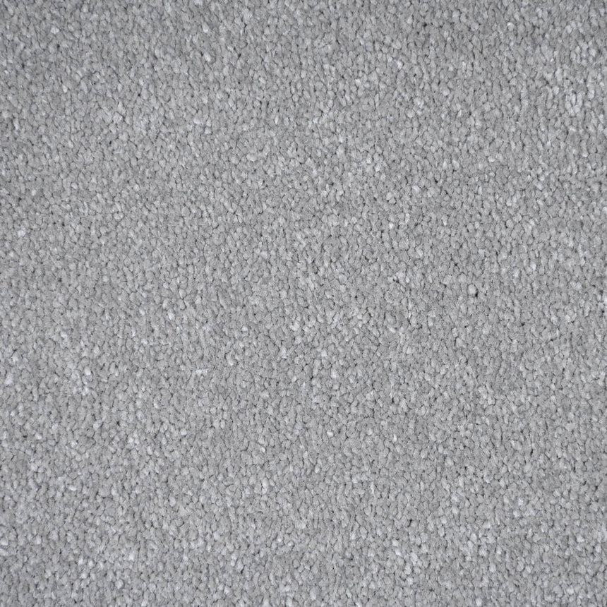 Silver Grey Bellevue Saxony Carpet