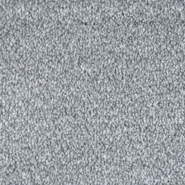 Silver Grey Polaris Luxury Saxony Carpet