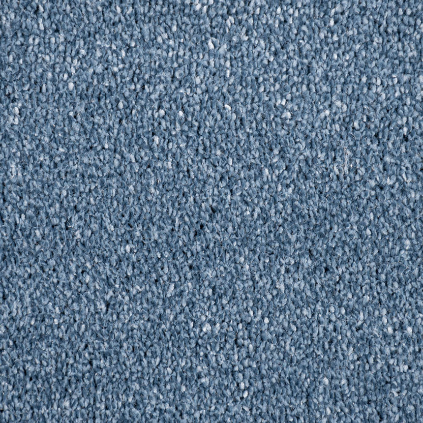 Steel Blue Delaware Saxony Carpet