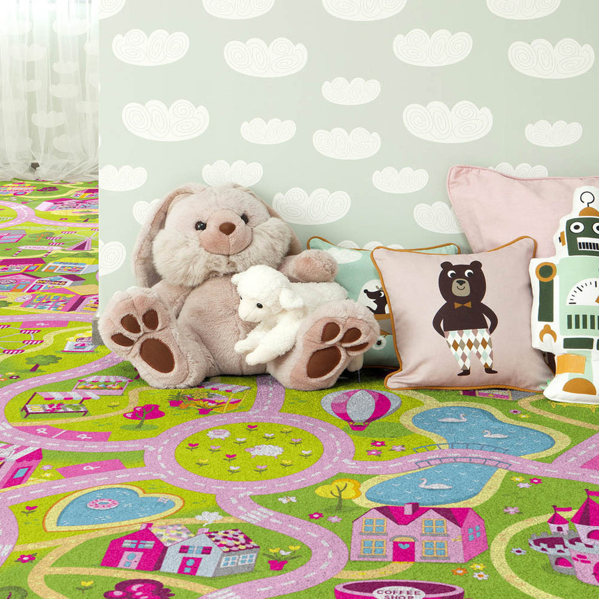 Sweet Town 26 Kids Carpet