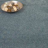 Teal Zephyr Saxony Carpet