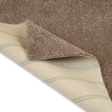 Warm Brown Polaris Luxury Saxony Carpet