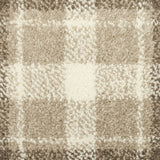 Brown & Beige Tartan Castle Wilton Carpet