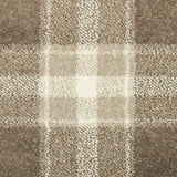 Brown & Beige Tartan Castle Wilton Carpet