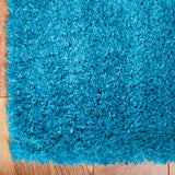 Blue Jewel Shaggy Rug