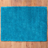 Blue Jewel Shaggy Rug