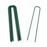 Powder Coated Green Grass Pins 150mm