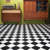 Black & White Candy Vinyl Flooring