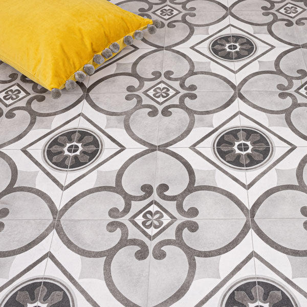 Achilles 592 Atlas Tile Vinyl Flooring