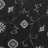 Anthracite Floral Queensville Wilton Carpet