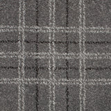 Anthracite Modern Tartan Manor Park Wilton Carpet