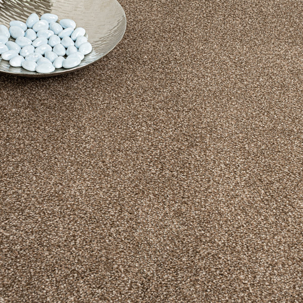 Brown Avalon Saxony Actionback Carpet | Saxony Carpet | Online Carpets