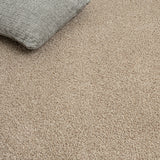 Beige Avalon Saxony Feltback Carpet