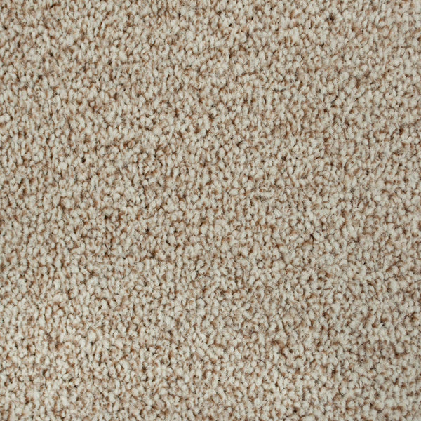 Barely Beige 630 Noble Heathers Saxony Feltback Carpet 