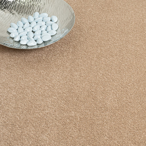 Natural Beige Belton Feltback Twist Carpet