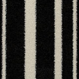 Black 990 Pop Art Striped Carpet