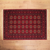 Regent Red Patterned Rixos Rug